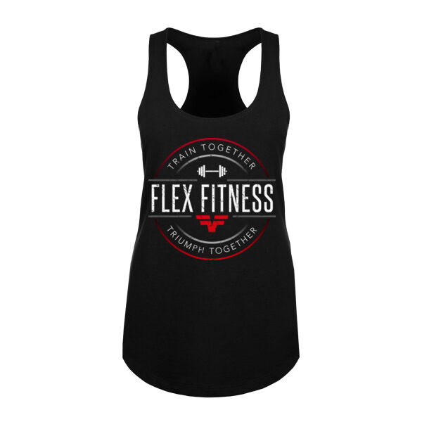 FULL COLOR CIRCLE BADGE - WOMEN'S FITTED TANK TOP Thumbnail
