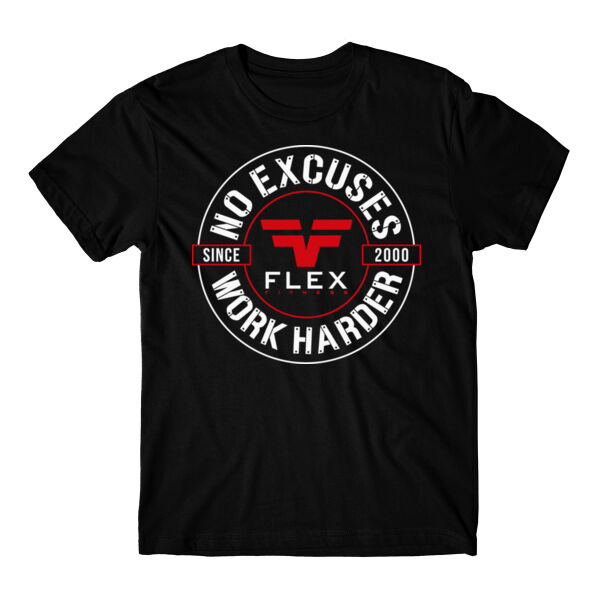 NO EXCUSES WORK HARDER - T-SHIRT Thumbnail