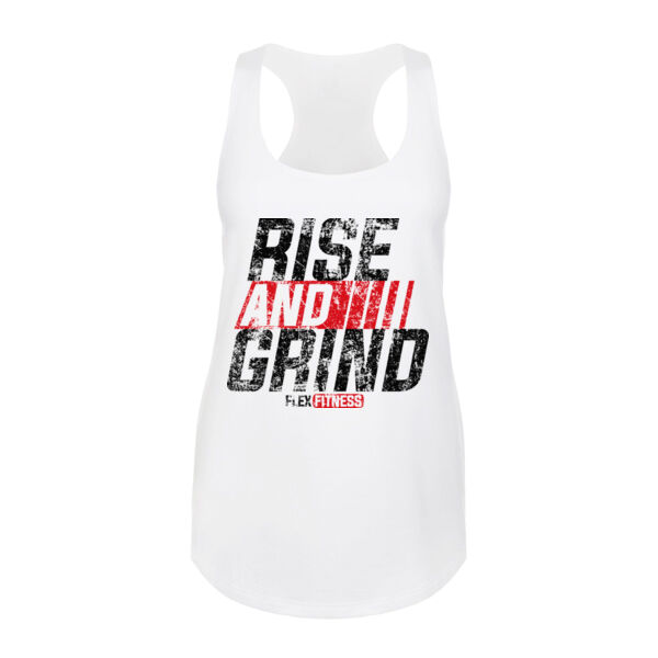 RISE AND GRIND - WOMEN'S FITTED TANK TOP Thumbnail